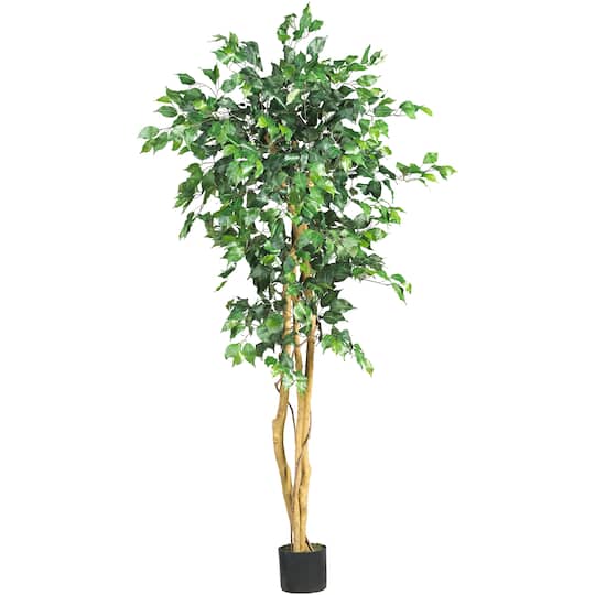 5Ft Potted Ficus Tree By Nearly Natural in Green | 5 ft | Michaels®